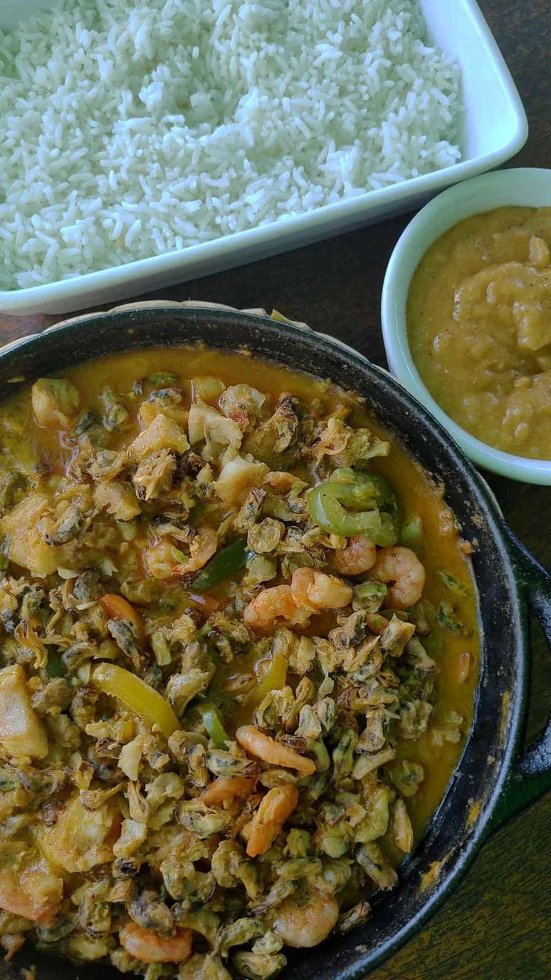Moqueca de frutos do mangue 