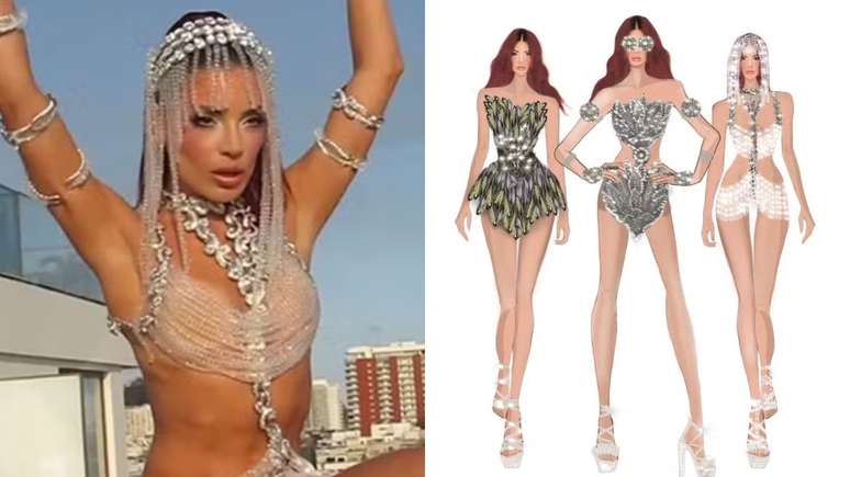 Gkay is stunning with 50,000 glow looks to enjoy the carnival and bet on the trend