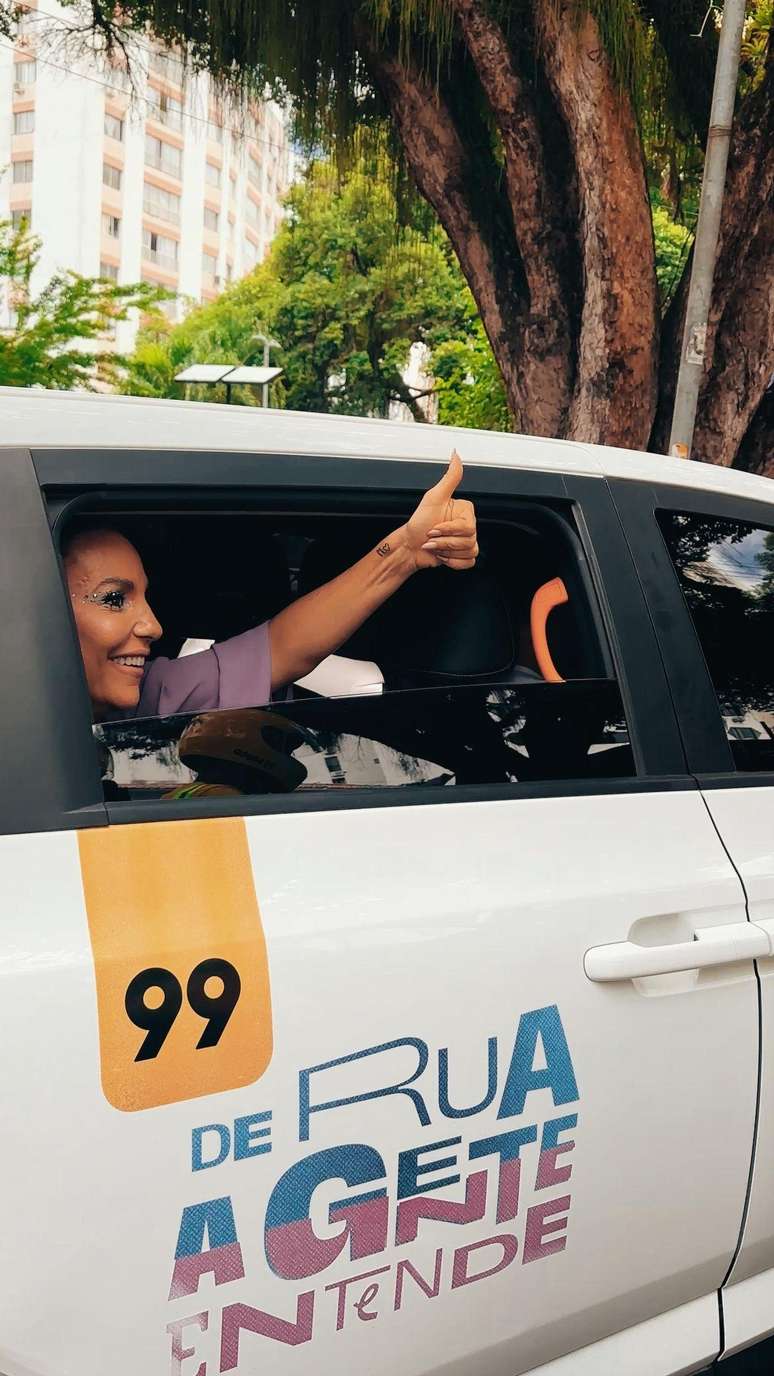 Ivete é embaixadora da 99 e foi a Rainha do Carnaval de Rua baiano em 2025
