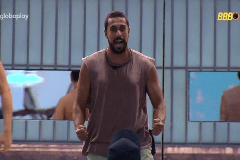 O ex-atleta Maike diz ser determinado e provou sua resist&ecirc;ncia f&iacute;sica ao ganhar a 8&ordf; Prova do L&iacute;der do BBB 25 