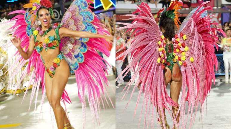 Alane Dias no desfile da Grande Rio