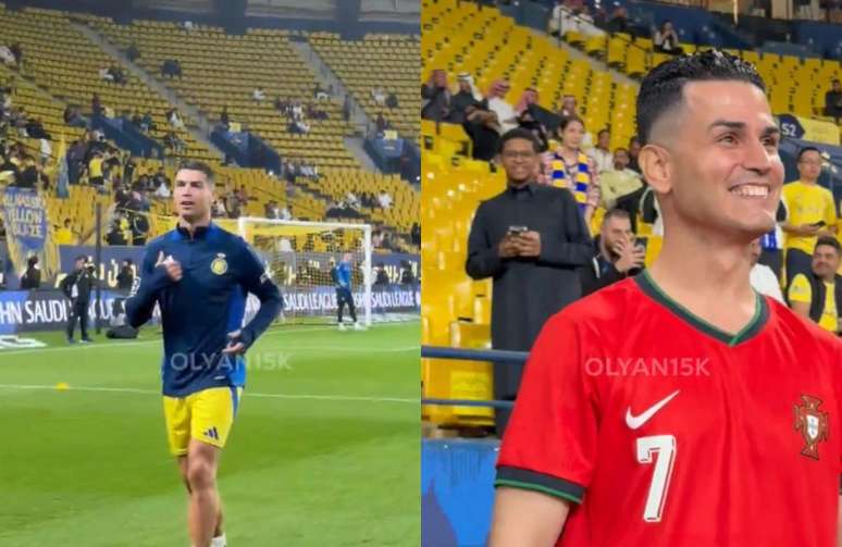 Cristiano Ronaldo chama sósia de feio