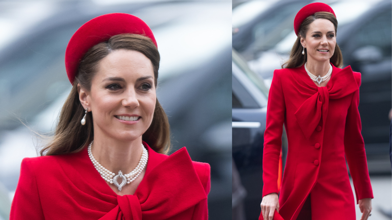 Kate Middleton comemorando o dia da Comunidade Britânica