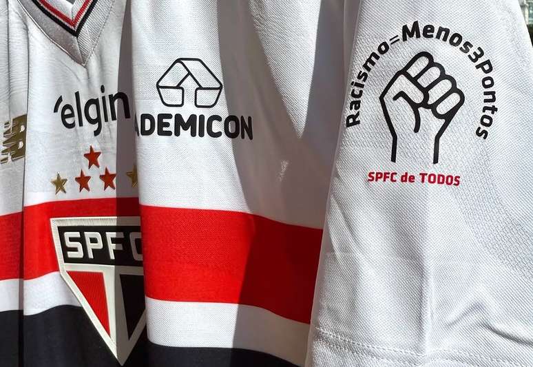Uniforme do São Paulo para jogo contra o Palmeiras