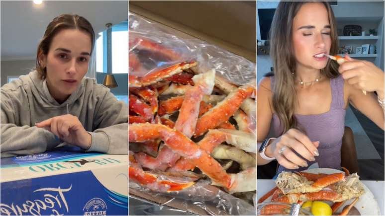 The influencer viralizes when you buy box with crab legs for $ 2,700