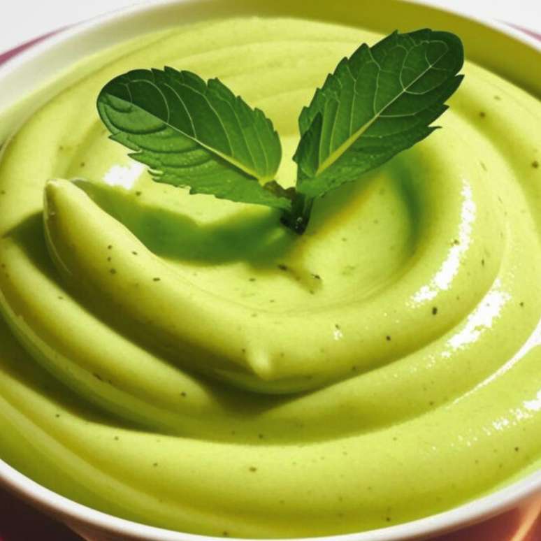 Creme de abacate refrescante e delicioso - pronto em minutos