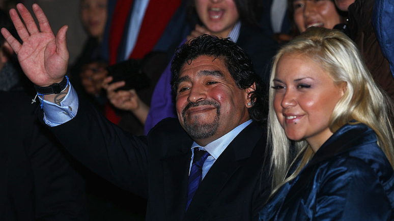 Verónica Ojeda es la madre de uno de los niños de Maradona