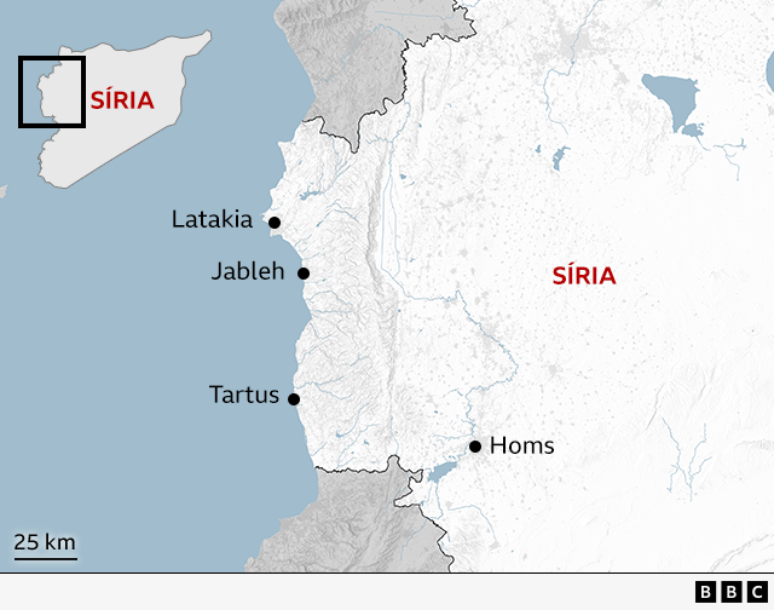 Mapa da S&iacute;ria