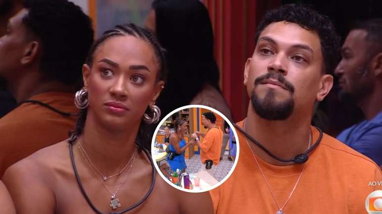 Aline e Vinícius pagam promessa no BBB 25