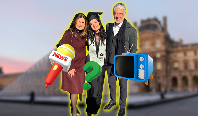 Ní iriseoir ná láithreoir: Cad é gairm Laura Bonemer, iníon Fatima Bernardes agus William Bonner a bhain céim amach sa Fhrainc agus a bhailigh tuismitheoirí cáiliúla?