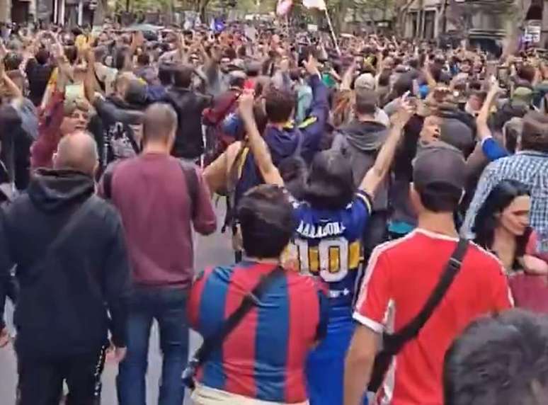 Protesto na Argentina &ndash;