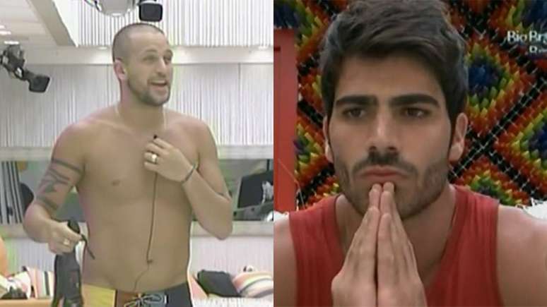 Diogo Pretto e Rodrigão participaram da dinâmica do sabotador no BBB 11