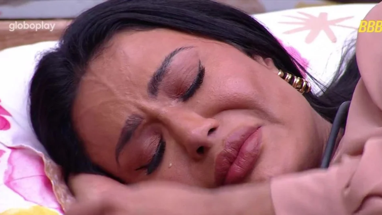 BBB 25: Após eliminação de Thamiris, Gracyanne Barbosa cai no choro: 'Maldito'