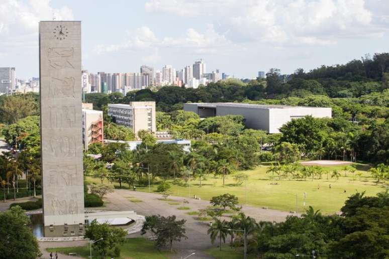 Campus da USP no Butantã, em São Paulo; universidade é a mais citada em rankings internacionais.