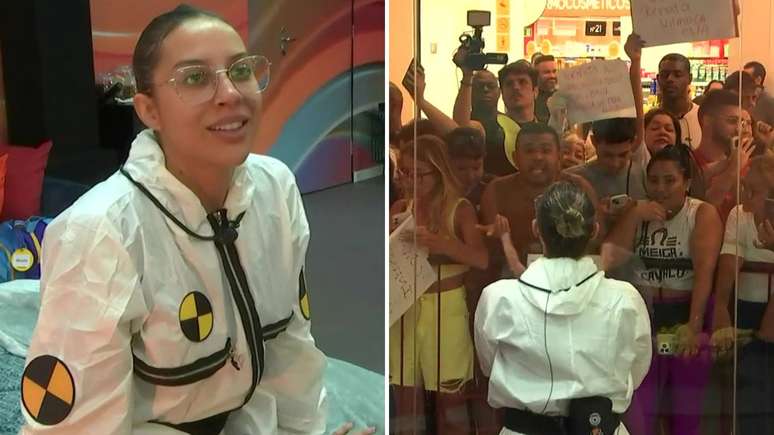 Renata recebe informações na Vitrine do Seu Fifi