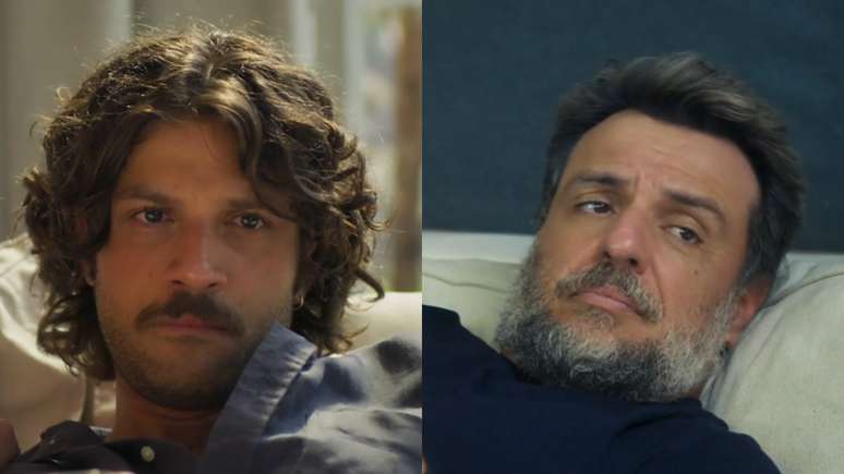 Mavi (Chay Suede) e Molina (Rodrigo Lombardi) de Mania de Você