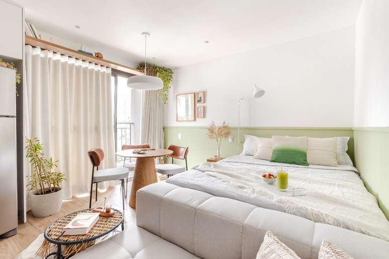 A decoração aesthetic é visualmente agradável e clean Projeto: Rawi Arquitetura + Design |