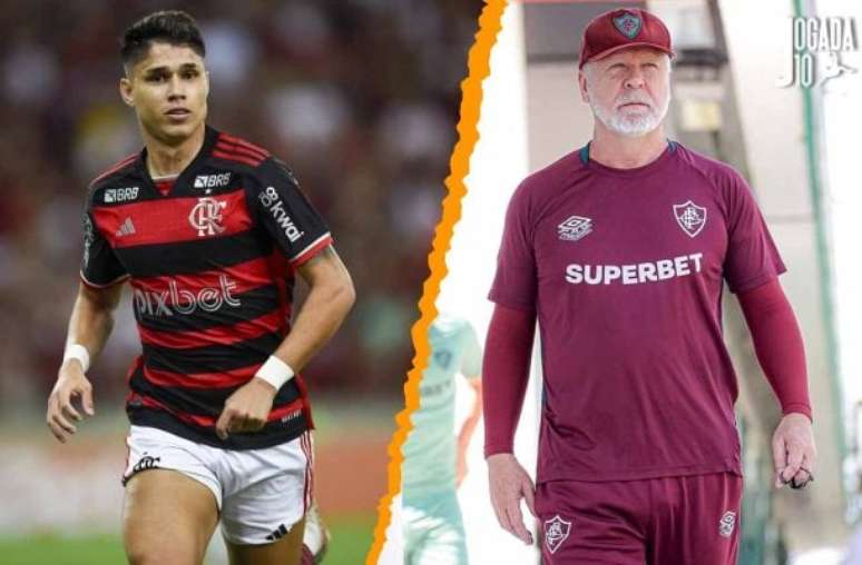 Momento da discussão entre o atacante e treinador –