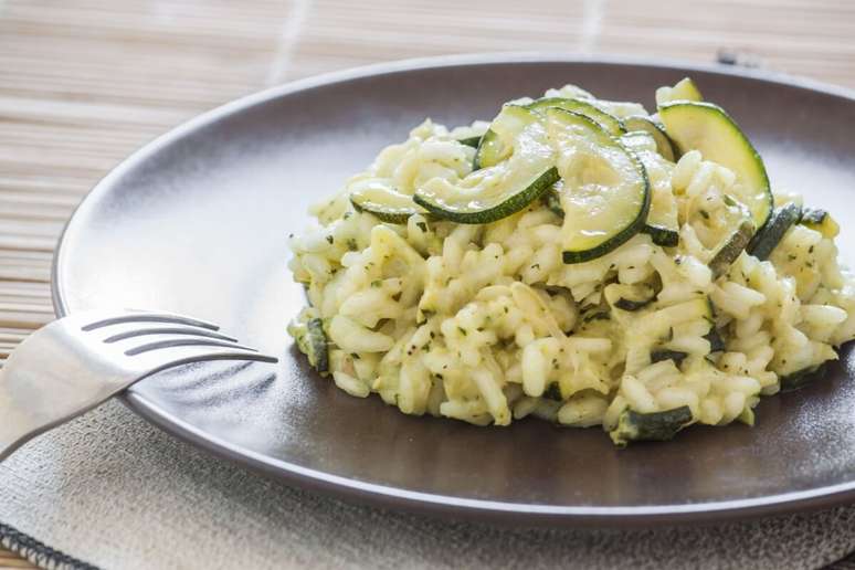 Risoto de abobrinha 