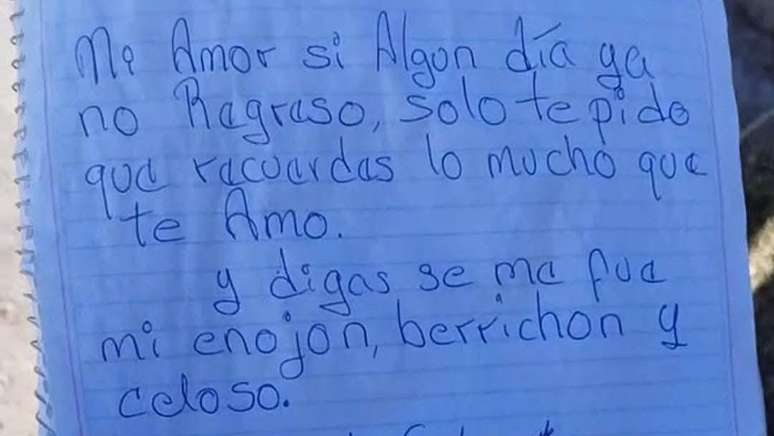 A carta de um jovem de 21 anos estava entre as descobertas dos pesquisadores. O Ministério Público alega que a pessoa que a escreveu ainda está viva