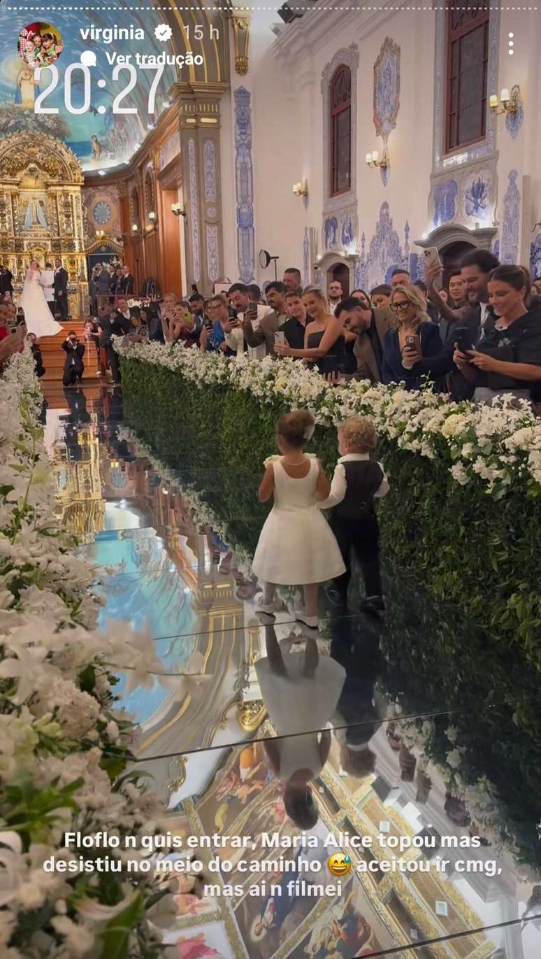 Maria Alice&nbsp;desistiu no meio do caminho e saiu correndo em busca da m&atilde;e