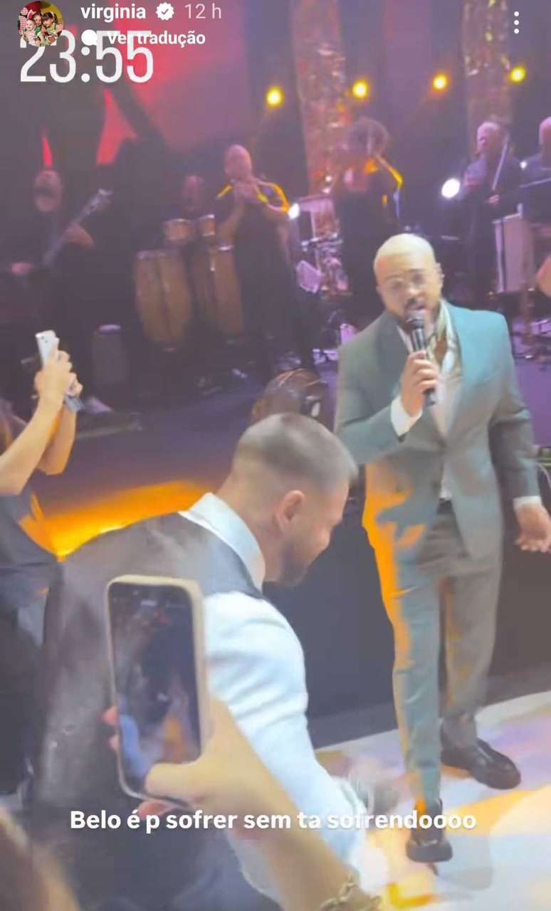 Casamento teve show do Belo