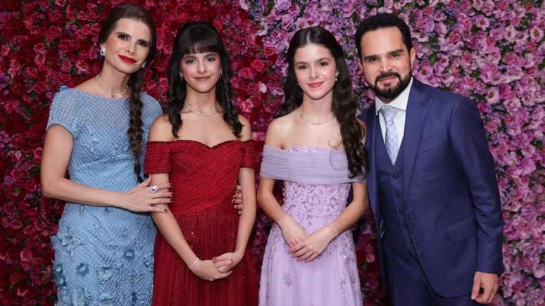 Luciano Camargo’s daughters are 15 years old and get a luxury party; Look at the photos