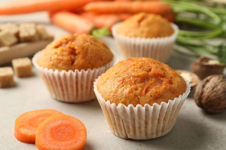 Carrot cupcake with milk serum protein Carrot cupcake with milk serum protein