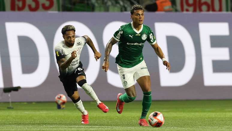 Palmeiras e Corinthians no primeiro jogo da final do Paulistão – 