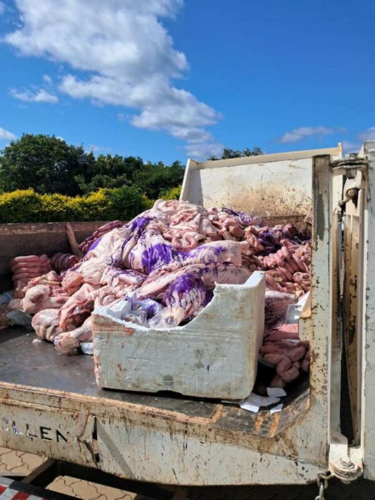 The Task Force captures more than 2 tons of inappropriate food in Arroio do Tigre