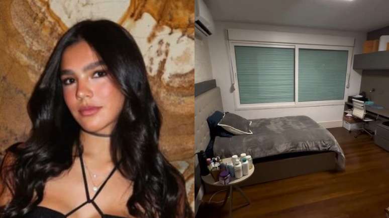 Namorada de Benício Huck, Duda Guerra faz vídeo com ‘tour’ pelo quarto; itens inusitados chamam atenção dos seguidores