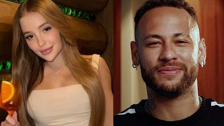 Modelo e Neymar