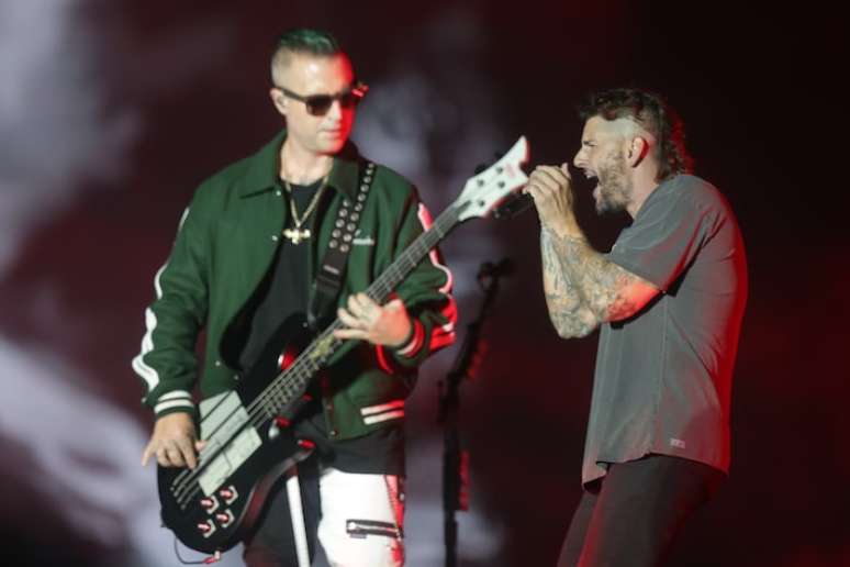 Show da banda Avenged Sevenfold, no Palco Mundo, no Rock in Rio 2024.