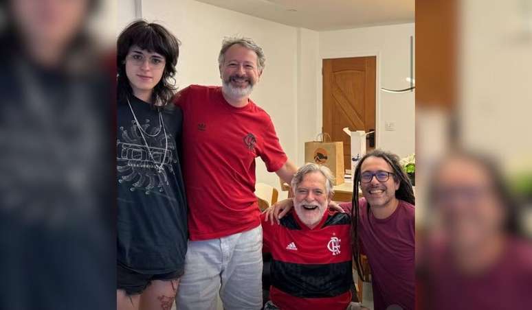 José de Abréu compartilhou momento em família das redes sociais