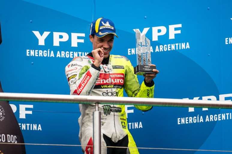 Morbidelli no pódio
