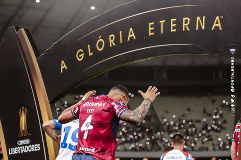 Fortaleza em ação pela Libertadores. 