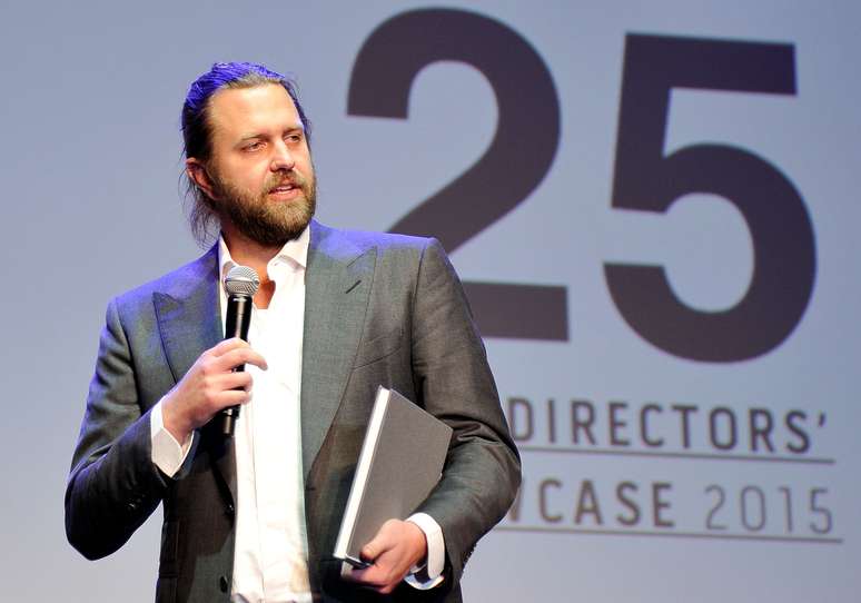 Carl Erik Rinsch durante evento de diretores em 2015