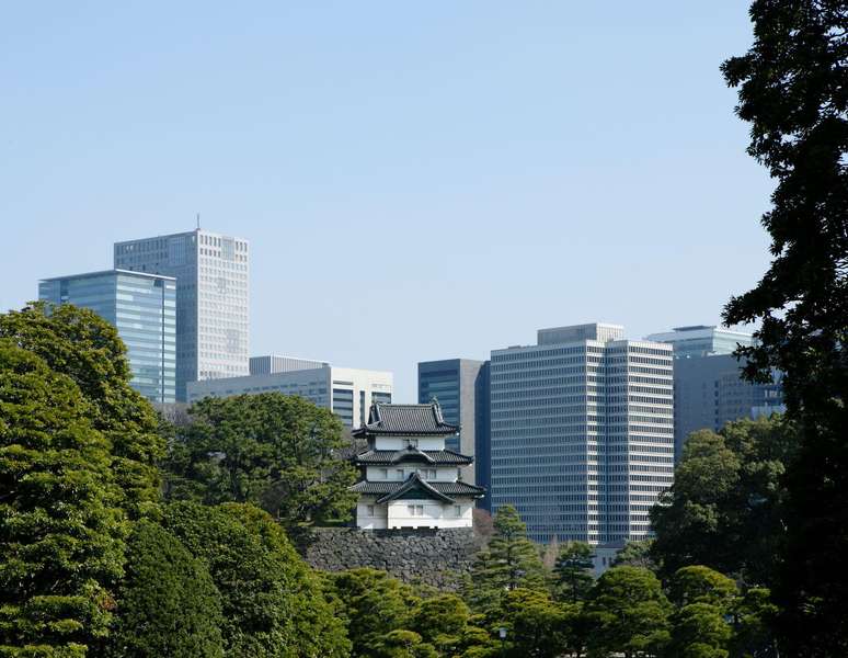 O Palácio Imperal, em Tóquio, onde ocorrerá boa parte da agenda de Lula no Japão