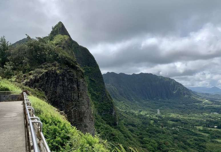 Pali Lookout, em Oahu (Hava&iacute;) &mdash;