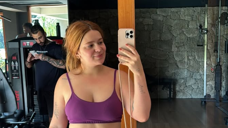 Viih Tube posta selfie em dia de treino