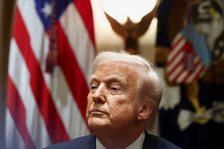 Presidente dos EUA, Donald Trump, na Casa Branca