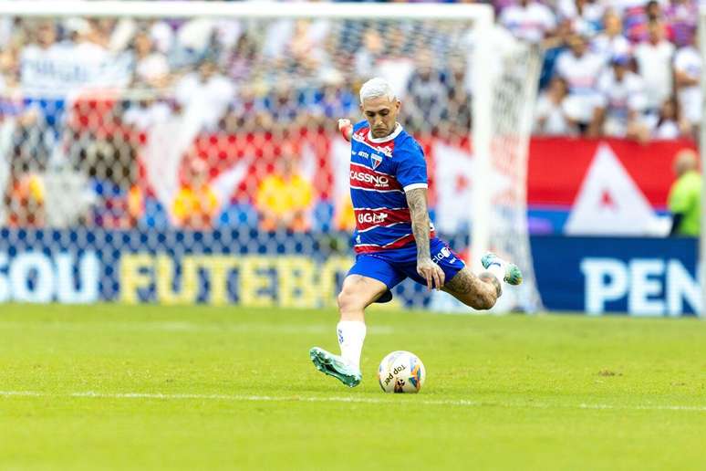 Avila (Fortaleza) durante jogo contra o Ceará, no dia 15.03.2025