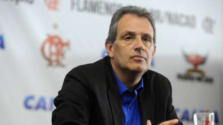 Luiz Eduardo Baptista, o Bap, durante coletiva de imprensa 