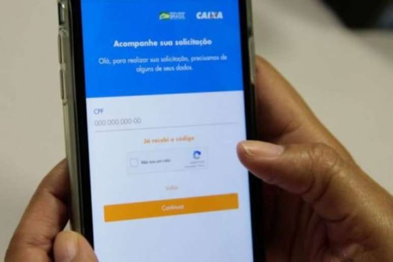 Pagamenot do Auxílio Emergencial era feito por meio do aplicativo da Caixa Econômica Federal