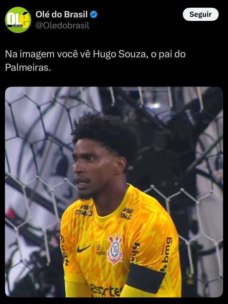 Hugo Souza brilhou com pênalti defendido 