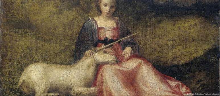 "Mulher com Unicórnio", de autor desconhecido, foi pintado por volta de 1510