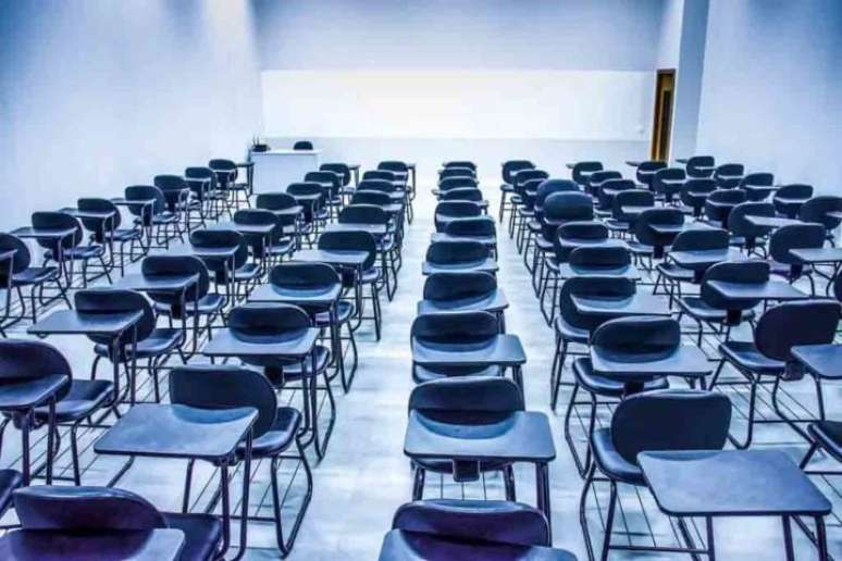 Sala de aula vazia