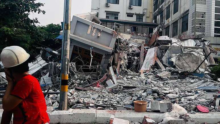 O epicentro do terremoto mortal foi próximo à cidade de Mandalay
