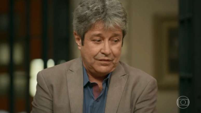 O ator em seu &uacute;ltimo trabalho na Globo - Reprodu&ccedil;&atilde;o/Globo