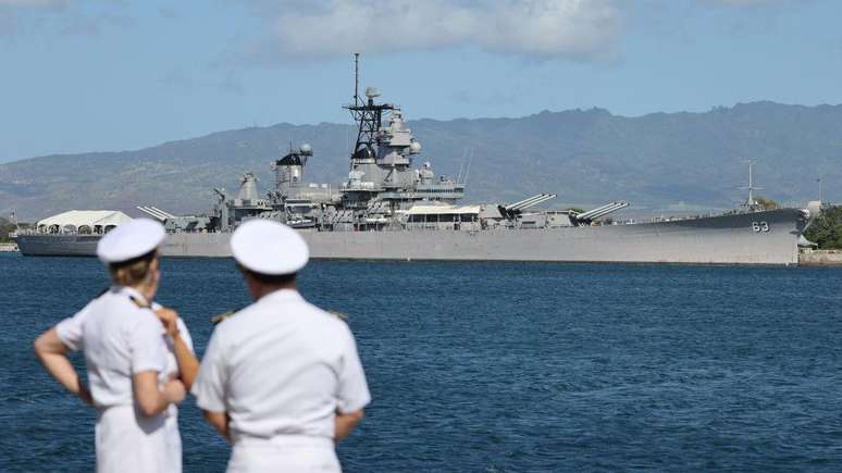 O Hava&iacute; &eacute; a base da maior frota da Marinha americana